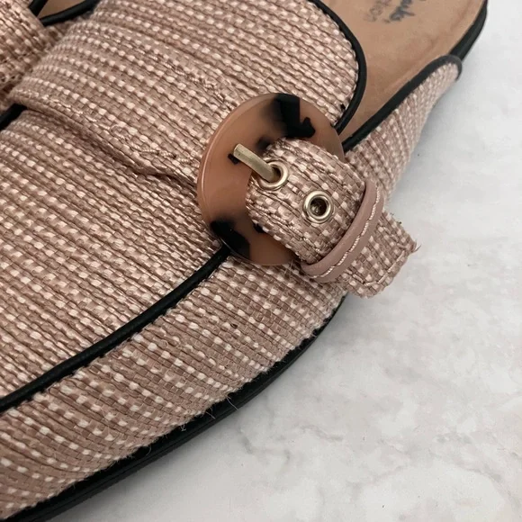 CLARKS Tan Woven Mules Size 11 - Picture 8 of 10